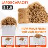 AODESTINY 2.2LBS Crinkle Cut Paper Shred Filler, Kraft Shredded Paper for Gift Bag Box Basket, Packing Grass Cushion Crinkle Shred Filler for Christmas Wedding Birthday Bridesmaid Engagement view 2