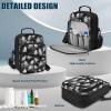 AZULCUSTO Fashion Insulin Bag Diabetes Supply Case Adjustable Compartments for Pens & Sensors Travel Medical Carrying Case Large Cpacity Medical Supplies Bag for Outdoors Halloween view 3
