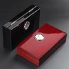 GRFIT Cedar Wood Cigar Case Cuban Humidor Portable Cigar Storage Box Travel Accessories(Red) view 3