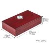 GRFIT Cedar Wood Cigar Case Cuban Humidor Portable Cigar Storage Box Travel Accessories(Red) view 4
