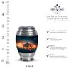 Remembrate Motorcycle Adult Urns for Human Ashes - Funeral Urn for Human Ashes Adult Male and Female 3 Inch - Green Burial Urns for Cremated Remains - Small Memorial Cremains Containers view 2
