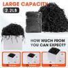 AODESTINY 2.2LBS Crinkle Cut Paper Shred Filler, Black Shredded Paper for Gift Bag Box Basket, Packing Grass Cushion Crinkle Shred Filler for Christmas Wedding Birthday Bridesmaid Engagement view 2