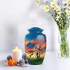 Casketique Baseball Adult Size Cremation Urns for Mom & Dad - Blue Memorial Urn for Ashes for Women 1 Large & 1 Keepsake Urn - Burial Urns for Adult - 10 & 3 Inch view 4