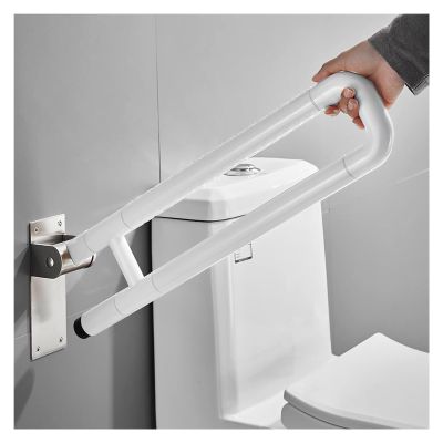 Toilet Frame Bathroom Toilet Grab Handles Bathroom Safety Rail Standard Rail Bathroom Aid (Yellow,80cm) te 60cm