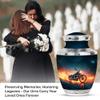 Remembrate Motorcycle Cremation Urns for Human Ashes Men - Green Father and Mother Urns for Human Ashes 3 Inch with 10 Inch Set - Funeral Urn for Men and Women Remains view 3