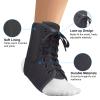 AIDY-PRO Lace Up Ankle Brace with Metal Side Stabilizers, Adjustable Lace-Up Ankle Braces for Men and Women Sprained Foot Support Brace for Posterior Tibial Tendonitis Achilles Tendon Injury L view 3