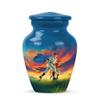 Casketique Baseball Adult Funeral Urn - Unique Urns for Human Ashes - Blue Keepsake Urn for Mom - Large Urns for Human Ashes Adult Female - Funeral Ash Container - 10 & 3 Inch view 2