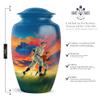 Casketique Baseball Adult Funeral Urn - Unique Urns for Human Ashes - Blue Keepsake Urn for Mom - Large Urns for Human Ashes Adult Female - Funeral Ash Container - 10 & 3 Inch view 3