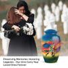 Casketique Baseball Adult Funeral Urn - Unique Urns for Human Ashes - Blue Keepsake Urn for Mom - Large Urns for Human Ashes Adult Female - Funeral Ash Container - 10 & 3 Inch view 4