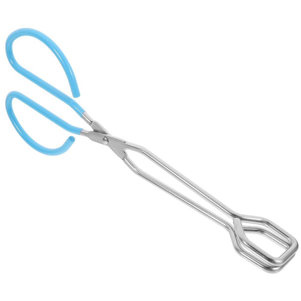 NIYANGLE Medical Toilet Paper Tongs for Disabled Senior Obesity Stainless Steel Bathroom Wipe Clip Long Comfortable to Hold