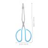 NIYANGLE Medical Toilet Paper Tongs for Disabled Senior Obesity Stainless Steel Bathroom Wipe Clip Long Comfortable to Hold view 2