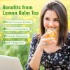 Lemon Balm Tea Bags, Pure & Natural Dried Lemon Balm, Herbal Tea Bags with Caffeine Free, Premium Lemon Balm Leaf for Calming and Digestion Support (1 Pack/100 Bags) view 3