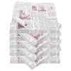 500 Pcs 12 x 12 Inch Deli Wax Paper Sheets Grease Resistant Tray Basket Liners Newsprint Paper Water and Grease Proof Sandwich Wrapping Papers Square Hot Dog Wrappers for Food Baking (White) view 1