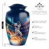 Casketique Baseball Funeral Urn for Mom Ashes - Small Urns for Ashes Dad - Large Urns for Human Ash Adult - Cremation Urn Set of 2 - Container for Ash - 10 & 3 Inch view 2