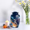 Casketique Baseball Funeral Urn for Mom Ashes - Small Urns for Ashes Dad - Large Urns for Human Ash Adult - Cremation Urn Set of 2 - Container for Ash - 10 & 3 Inch view 4
