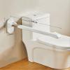 Folding Toilet Grab Bar, Designed for People with Limited MobilityFoldable Wall Mounted Safety Support Non Slip Toilet Grab Bar, with Night Light(Beige,Style 1) view 2