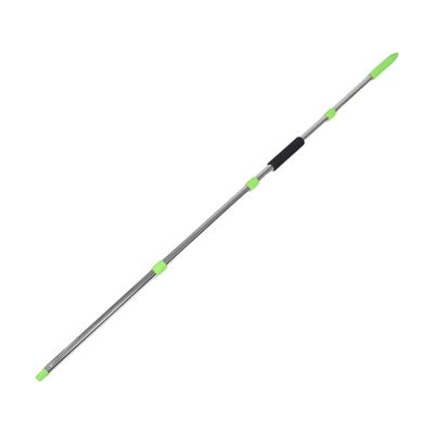 Cabilock 4pcs Extendable Mop Handle Stainless Steel Telescopic Rod Compatible with American Threading for Efficient Home and Office Cleaning