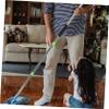 Cabilock 4pcs Extendable Mop Handle Stainless Steel Telescopic Rod Compatible with American Threading for Efficient Home and Office Cleaning view 4