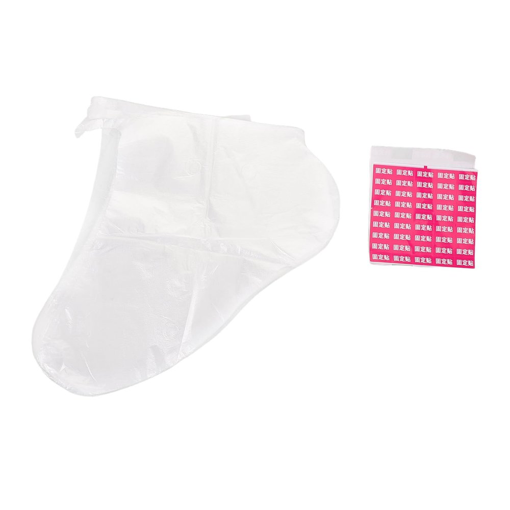 PartyKindom 100pcs Sanitary Foot Tub Liners Plastic Foot Bath Bags Disposable Covers for Pedicure Spa Soaking Liners Beauty Salon Supplies