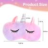 6Pack Sleep Mask for Girls, Pink Cute Unicorn Eye Mask for Princess Sleeping,Night Blindfold Bed Eye Covers view 2