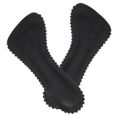 Mikinona Leather Insoles for Women High Heels Foot Care Insoles Slip-Resistant Pads for Black Heels