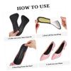 Mikinona Leather Insoles for Women High Heels Foot Care Insoles Slip-Resistant Pads for Black Heels view 3