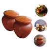FUNNETOYU 2pcs Small Keepsake Urns for Human Ashes and Pet Hair Premium Memorial Containers for Ashes for Home and Remembrance view 4