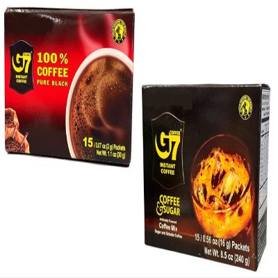 Instant Coffee Powder, Quick Dissolving (COMBO, PURE BLACK COFFEE)