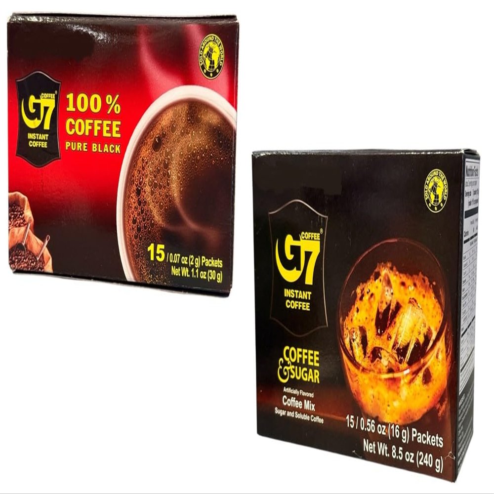 Instant Coffee Powder, Quick Dissolving (COMBO, PURE BLACK COFFEE)