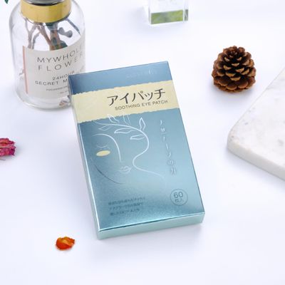 WISEQUEST Drug-Free Herbal Eye Patches Relieve Dry Eyes, Redness & Digital Eye Strain, Acupressure Formula, Made in Japan, 10-Day Pack