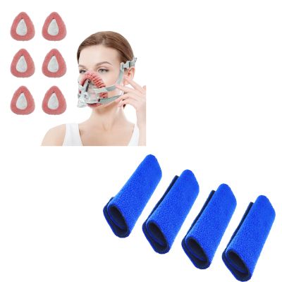 6 Pack CPAP Mask Liners Compatible with Large Size Mask + 4 Pack Mask Strap Covers