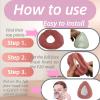 6 Pack CPAP Mask Liners Compatible with Large Size Mask + 4 Pack Mask Strap Covers view 3