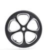 16 Inch Electric Wheelchair Rear Wheel Assembly, 16X1.75 Solid PU Wheelchair Replacement Wheel, Aluminum Alloy Hub, Bearing: 17mm view 2