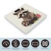 Weighing Scale for Body Weight Scales Digital Scale Portable Smart Raccoon Printed Bathroom Scale view 3