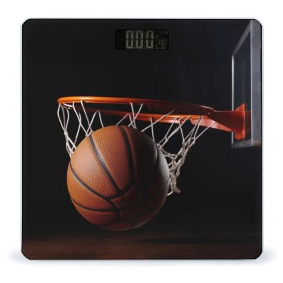 Weighing Scale for Body Weight Scales Digital Scale Portable Smart Basketball Printed Bathroom Scale
