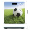 Weighing Scale for Body Weight Scales Digital Scale Portable Smart Soccer Ball On Grassy Printed Bathroom Scale view 2