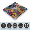 Weighing Scale for Body Weight Scales Digital Scale Portable Smart Flowers and Cat Printed Bathroom Scale view 3
