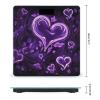 Weighing Scale for Body Weight Scales Digital Scale Portable Smart Purple Love Printed Bathroom Scale view 2