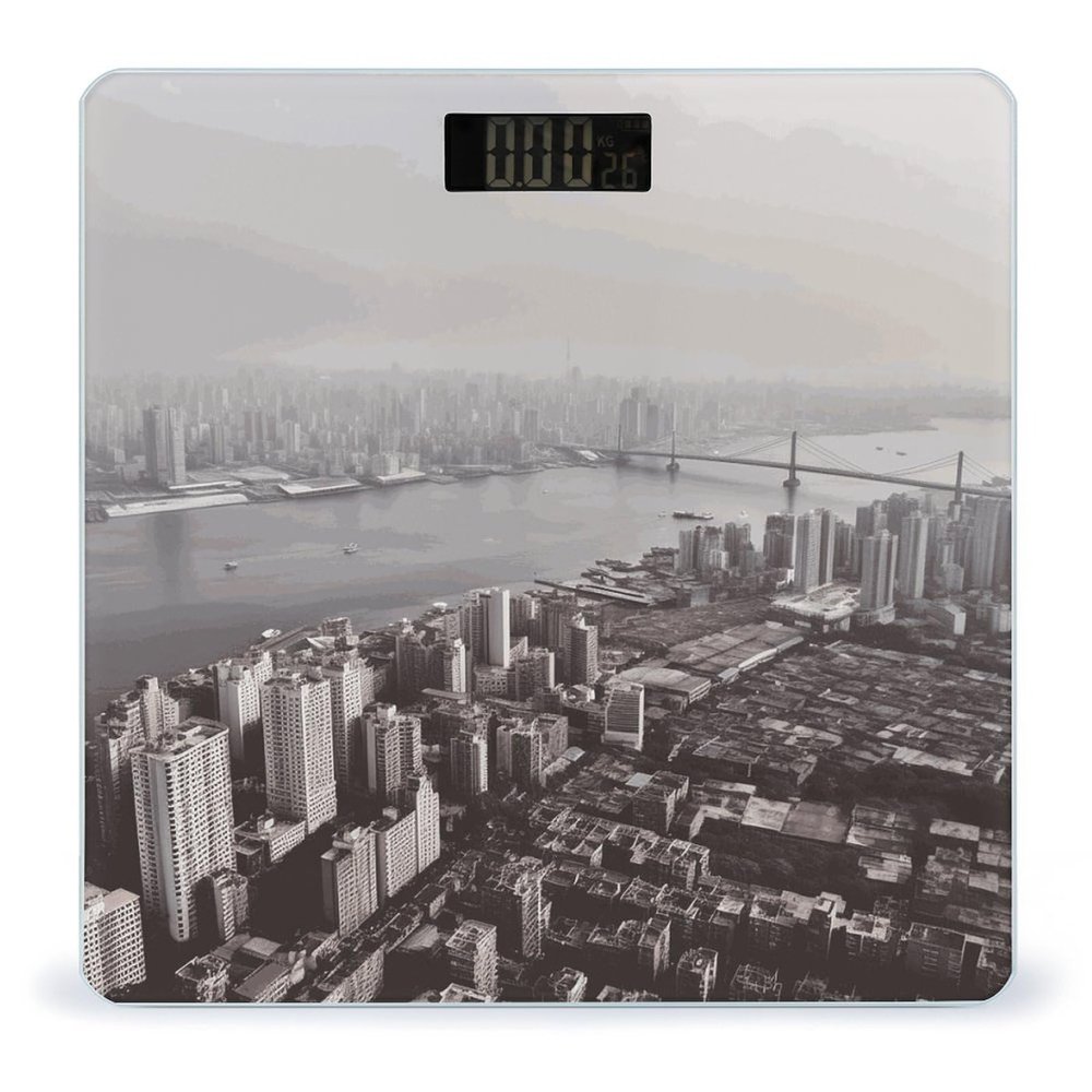 Weighing Scale for Body Weight Scales Digital Scale Portable Smart Mumbai City Printed Bathroom Scale