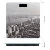 Weighing Scale for Body Weight Scales Digital Scale Portable Smart Mumbai City Printed Bathroom Scale view 2