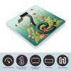 Weighing Scale for Body Weight Scales Digital Scale Portable Smart Snake and Flower Printed Bathroom Scale view 3