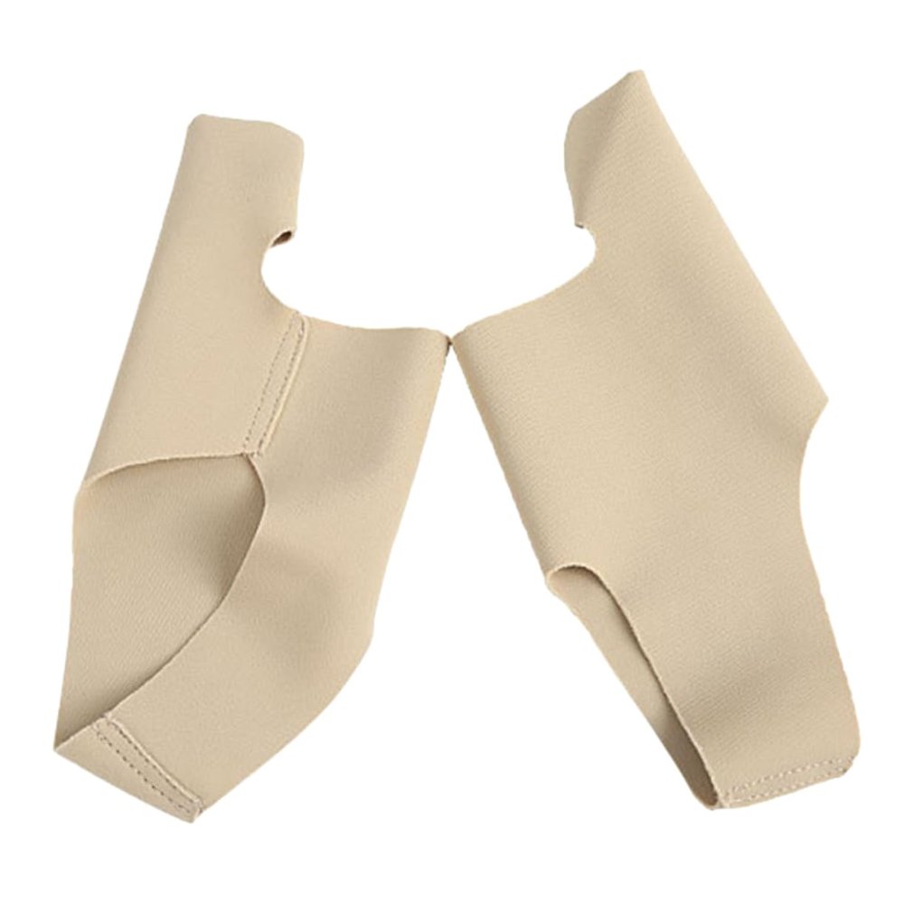 HOLIDYOYO 2 Pairs Beige Hallux Valgus Corrector Sleeve for Toe