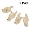 HOLIDYOYO 2 Pairs Beige Hallux Valgus Corrector Sleeve for Toe view 4