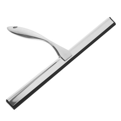 ULTECHNOVO Shower Door Squeegee Stainless Steel Glass Cleaner Car Squeegee Home Window Cleaner Hook