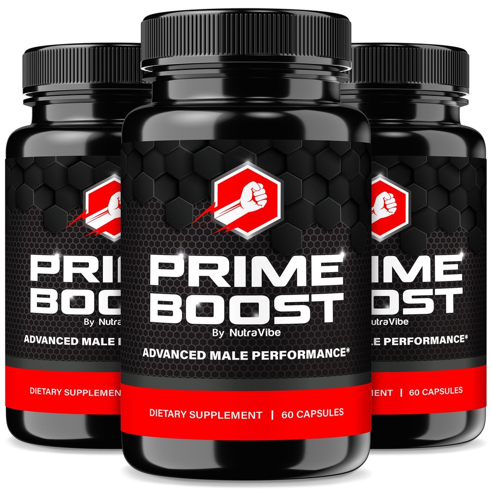 (3 Pack) Prime Boost Advanced Daily Formula for Men with Premium Ingredients to Support Mens Energy, Male Performance & Stamina | Just 2 Easy-to-Swallow Pills for Everyday Wellness (180 Capsules)
