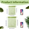 100pcs Fruit Protection Bags 8x12 inch,Green Mesh Bags Drawstring Fruit Protectors Pest Barrier for Grapes Trees & Party Favor, Candy, Jewelry Drawstring, Christmas Gift Bags, Wedding Mesh Goodie Bags view 2