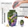 KARYLIZ Cherry Blossom Urn - Cremation Urns for Human Ashes - Small Funeral Keepsake Set of 5-10" Large and 4 Mini Keepsake Women & Men - Burial Urn for Adult Male - Small Funeral Memorial view 2