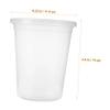 Hemobllo 30Sets Disposable Food Containers with Lids Multi Use Takeout Soup Cups for Hot Soups Salads Desserts Convenient Packing Bowls for Home Parties and Events view 2