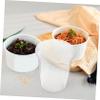 Hemobllo 30Sets Disposable Food Containers with Lids Multi Use Takeout Soup Cups for Hot Soups Salads Desserts Convenient Packing Bowls for Home Parties and Events view 3