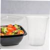 Hemobllo 30Sets Disposable Food Containers with Lids Multi Use Takeout Soup Cups for Hot Soups Salads Desserts Convenient Packing Bowls for Home Parties and Events view 4
